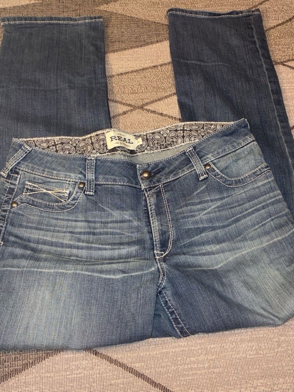 Ariat Women's Medium Blue Flare Jeans